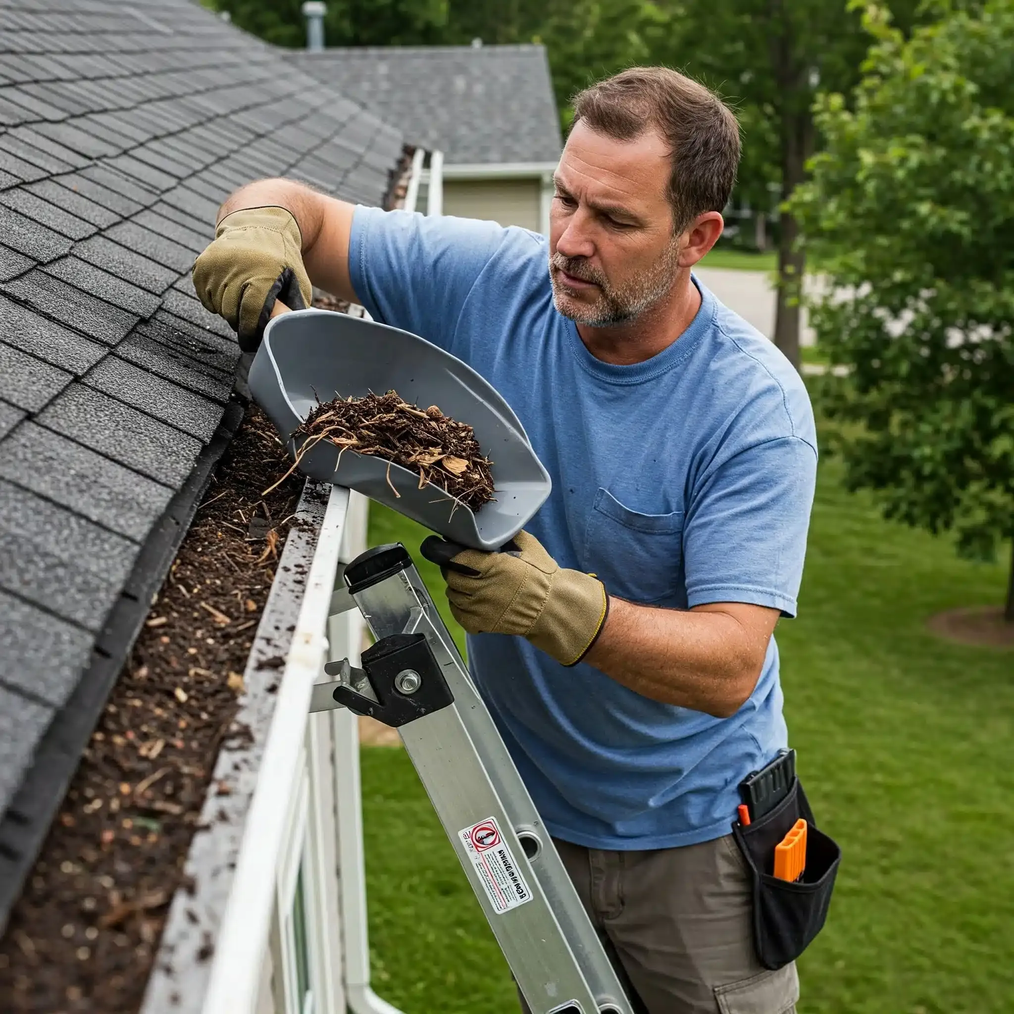 How to Clean Roof Gutters at Home | Safe DIY Gutter Cleaning Guide